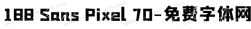 188 Sans Pixel 70字体转换